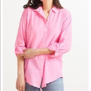 New SUNDRY pink button down shirt